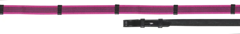 Velociti GARA Continental Rubber Grip Reins in Pink